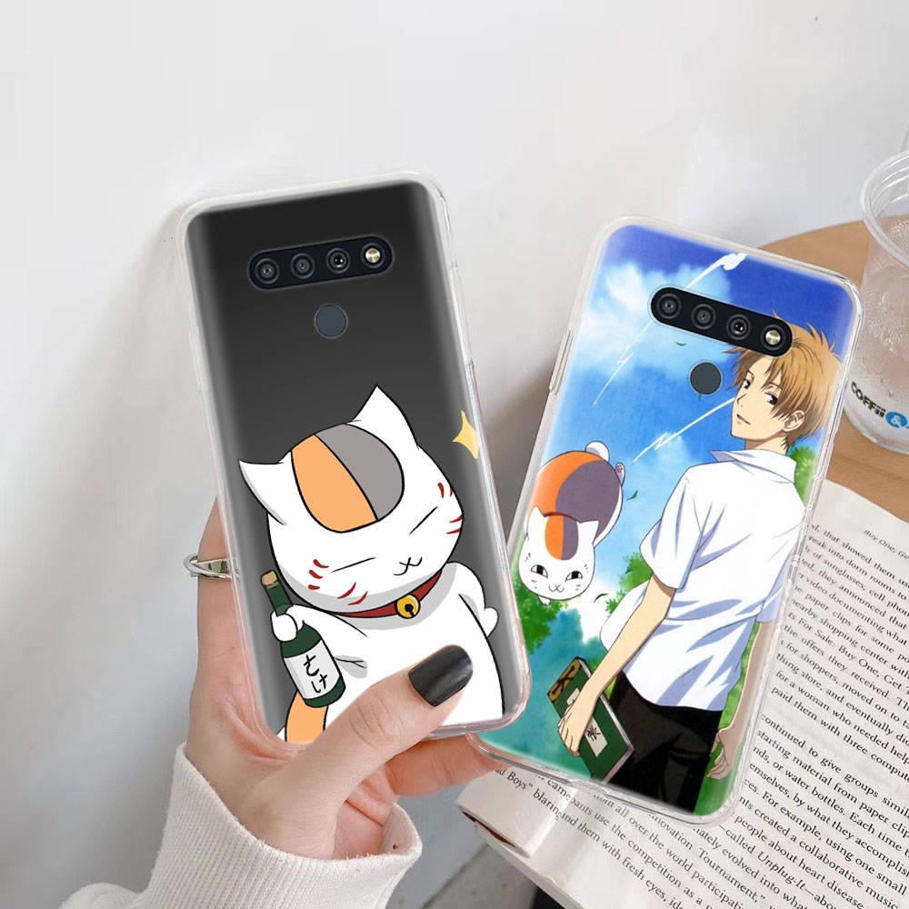 Transparent Case for Samsung A04 A14 A23 M33 M53 Realme 10 9 C35 C55 VIVO X80 Infinix Hot 30 Note 11 Tecno Spark 8P Pro W-65 Yuujinchou Natsume