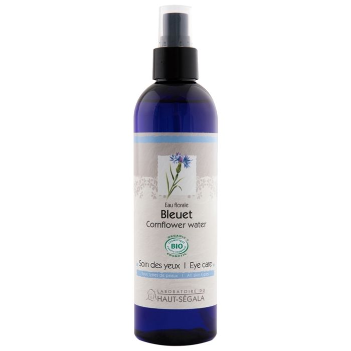 Eaux Florales - Haut-Ségala - Bleuet Bio - 250ml - Sans Alcool - Apaisant Pour Tous Types De Peau