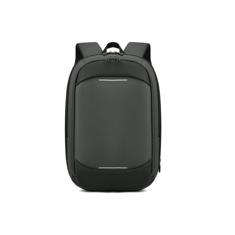 Li Shen Expandable Business Travel Backpack Grey