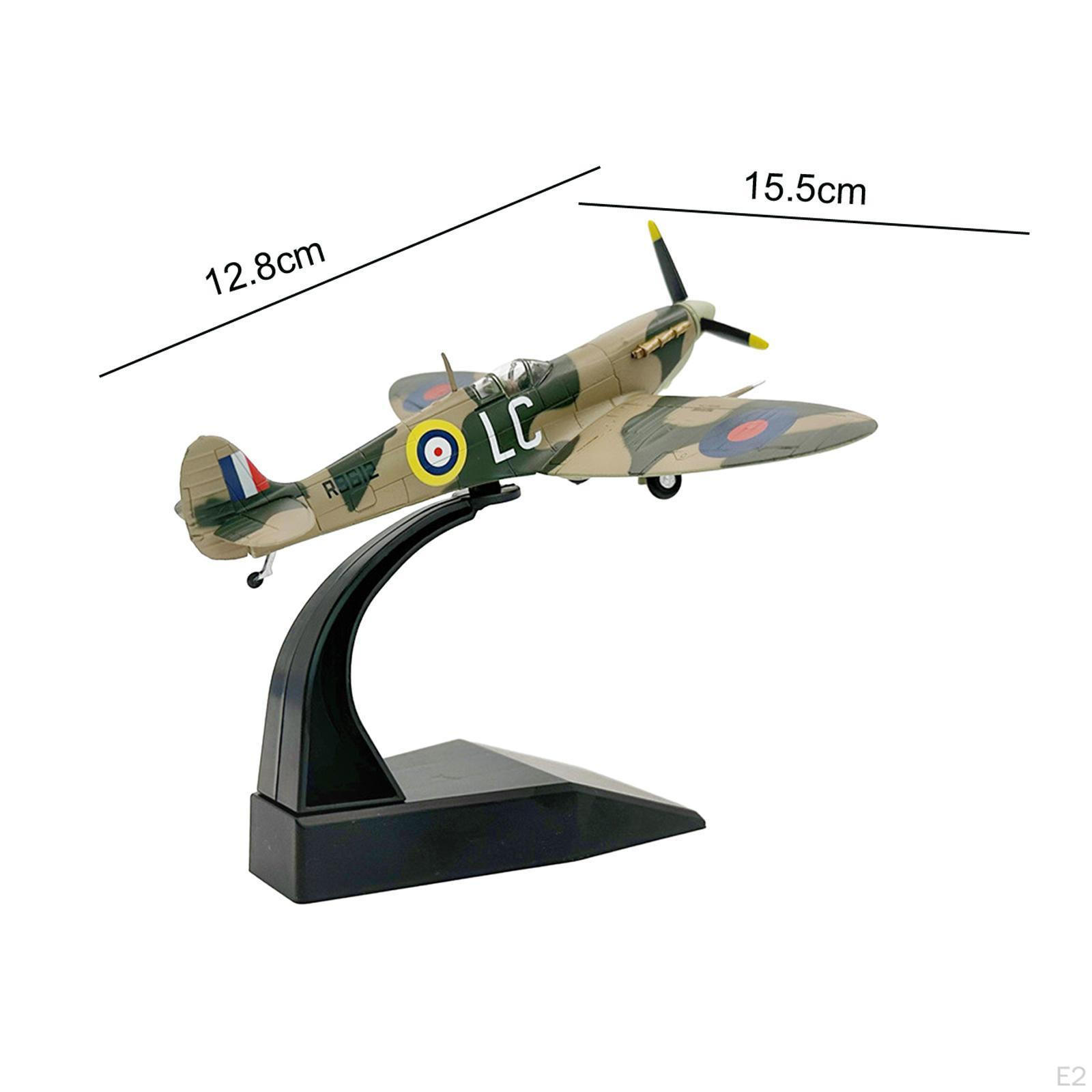 1: 72 Spitfire Истребитель Модель самолета Британские Королевские ВВС Самолет Миниатюрный — фото 2
