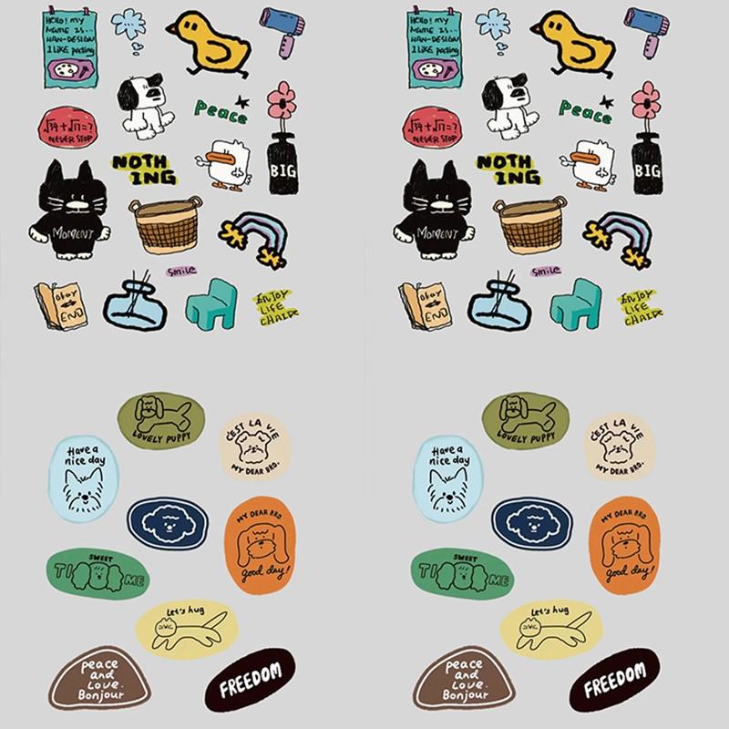 Cute Cartoon Stickers For Phone Case Diy Stickers Aesthetic Kawaii Stickers Decorations Party Stickers Accessories