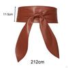 Stylish Wide Belt with Self-Tie Closure for Women's Fashion