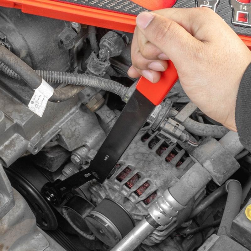 15Pcs Idler Pulley Adjustment Wrench Extension Wrench Car Repair Tool Belt Tension Tensioning Adjuster Lever Tool