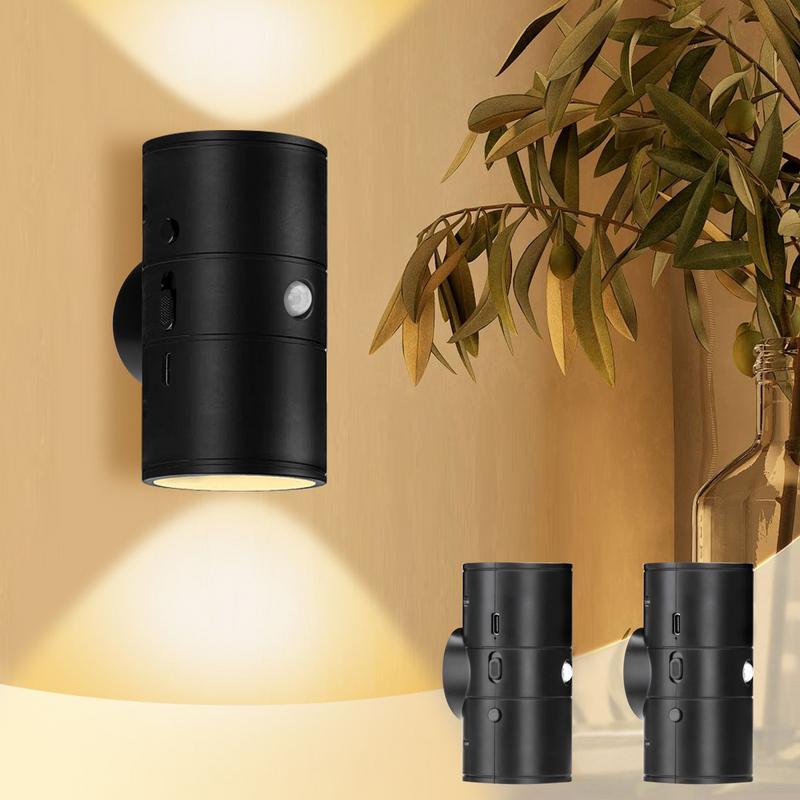 Magnetic Wall Light Rechargeable Motion Sensor Light Indoor 1200mAh Modern Smart Magnetic Lamp For Home Decor Entryway Living