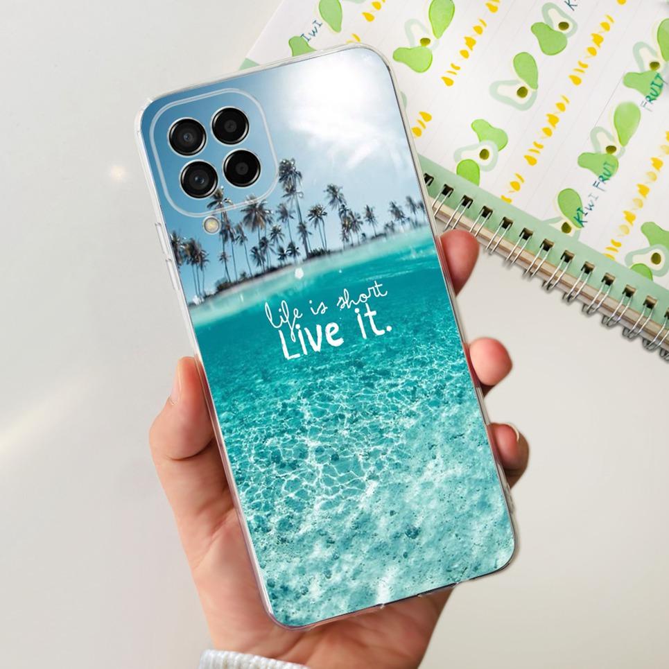 For Cover Samsung M52 5G M54 5G Case Samsung GalaxY M21 Back Cover Halloween Skull 2024 Fashion Pattern Bumper Galaxy M52 M54