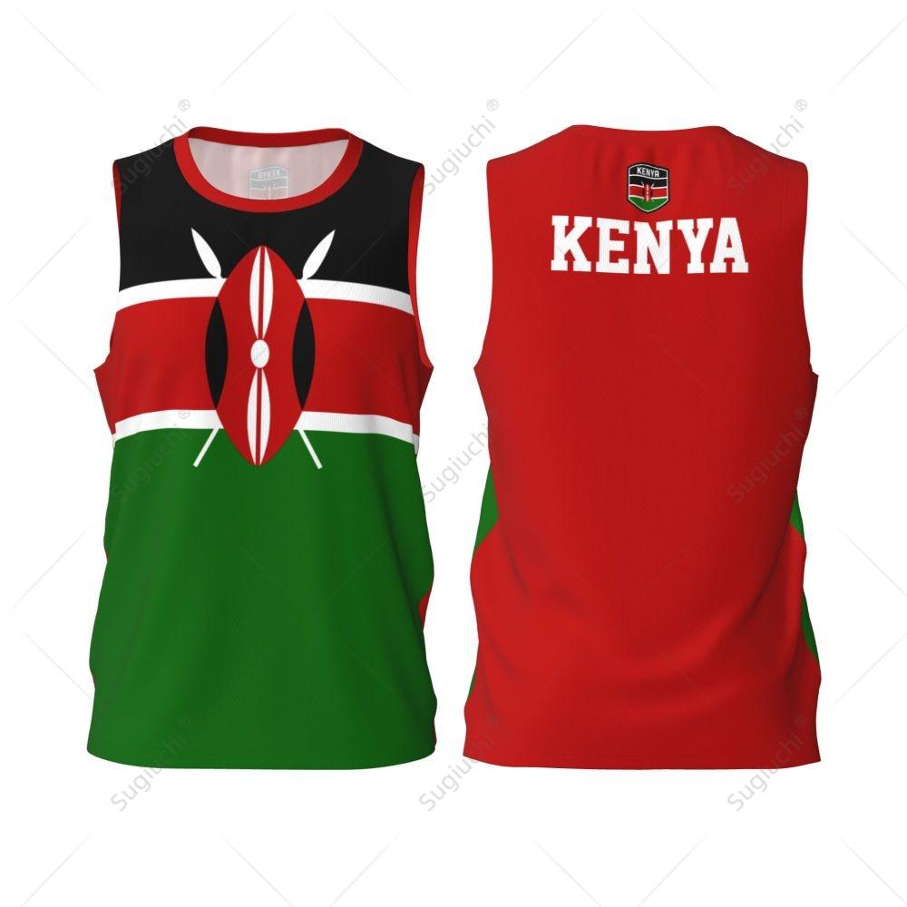 Kenya Flag Basketball Sports Running Fitness Multifunction Sleeveless Tshirt