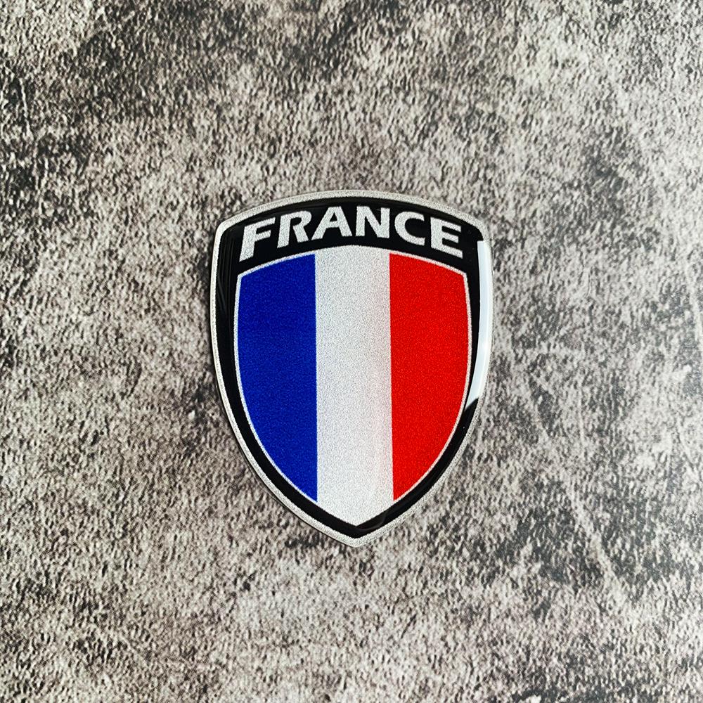 

3D Reflective Epoxy Resin National Flag Stickers Motorcycle Scooter Body Fuel Tank Helmet Motor Shield Emblem Decals Accessories
