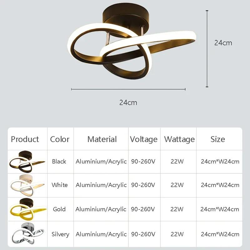 Plafoniera LED modernă Linie Lămpi Coridor Scară Coridor Balcon Vestiar Intrare Hotel Hol Decor Decor Iluminat LED Lustru