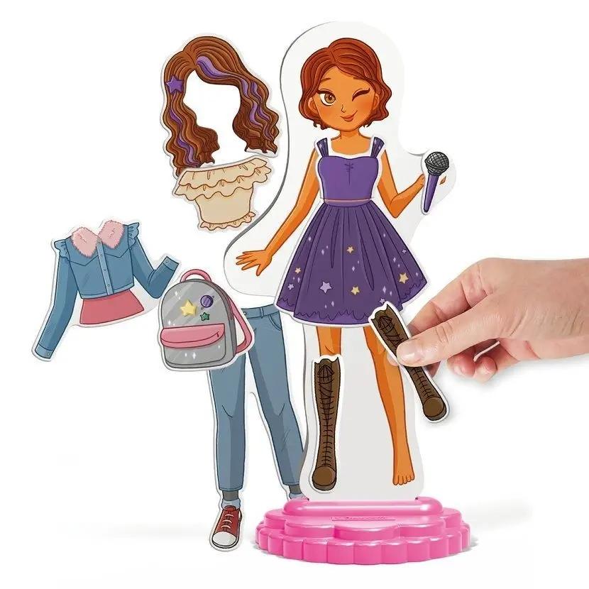 Quercetti magnetic układanka magnetyczna fashion laura 2926 idealna stylówa