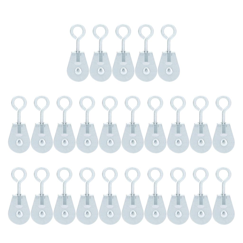 25pcs Pulley Durable Wearable Small Compact Easy Replaceable Convenient Practical Greenhouse Equipment for Agriculture