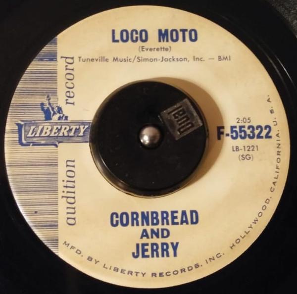 

7inch Record CORNBREAD & JERRY - Loco Moto F55322 Liberty 1960 US Rock Used