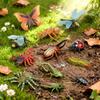 Animal Model Toys Set: Bee, Spider, Centipede, Mantis, Grasshopper, Dragonfly, Butterfly, Beetle, Scorpion, Ant.
