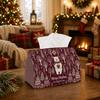 1pc Nordic Winter Forest Tissue Box - Polar Bear Pine Tree Napkin Storage Box, Suitable for Rolls/Facial Tissues/Single Sheets, Multi-Functional Stora