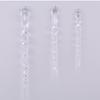 Transparent Christmas ice pick decorative ice stick simulation icicle pendant creative Christmas tree thread ice pendant.
