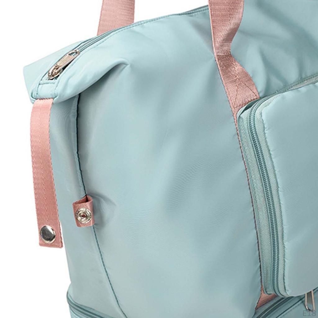 Folded Sports Gym Bags Holdall Water Resistant Weekender Bag Tear Tote Travel Duffle