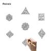 7 Pcs Silver Hand Skull Head Metal Dice Hollow Metal Polyhedral Dice Set Suitable for Role-Playing RPG  Board Game Card Game