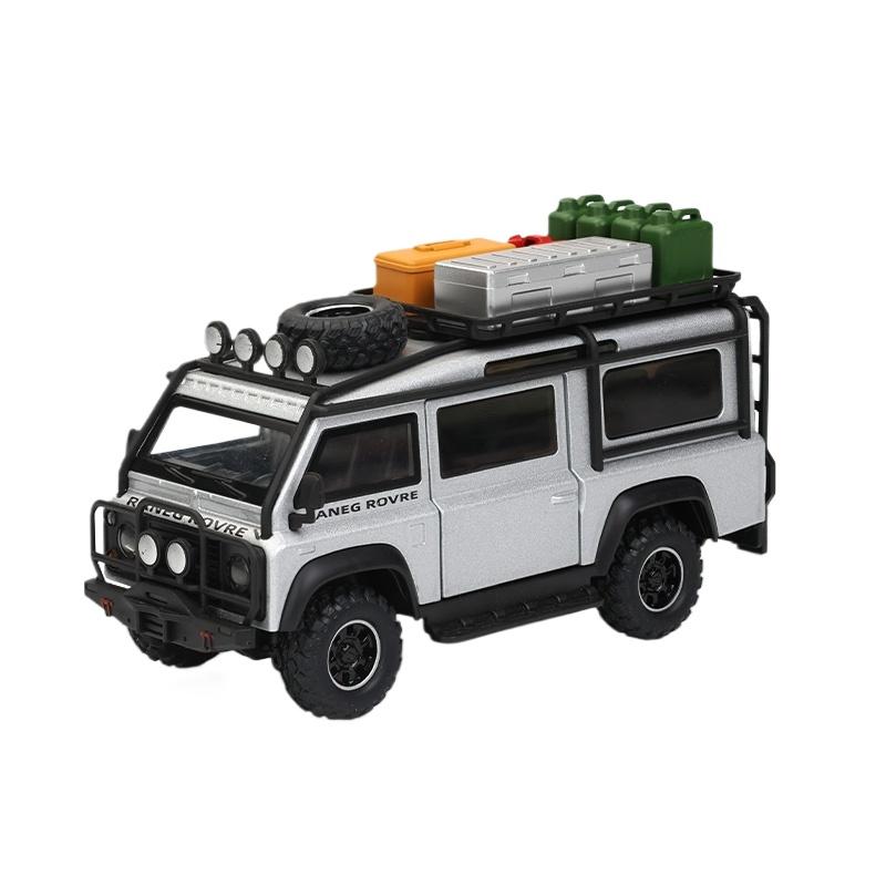 

Масштаб 1/32 Land Rover Defender Van Off Road Alloy Diecasts Модель автомобиля Компьютерный хост DIY Дизайн Подарочные украшения для парня Праздник Ребенок серебряный