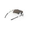 RUDYPROJECT TRALYX SLIM Sport Weiß + Sonnenbrille, Glänzend/Multi-Laser Gold, SP785769-0001