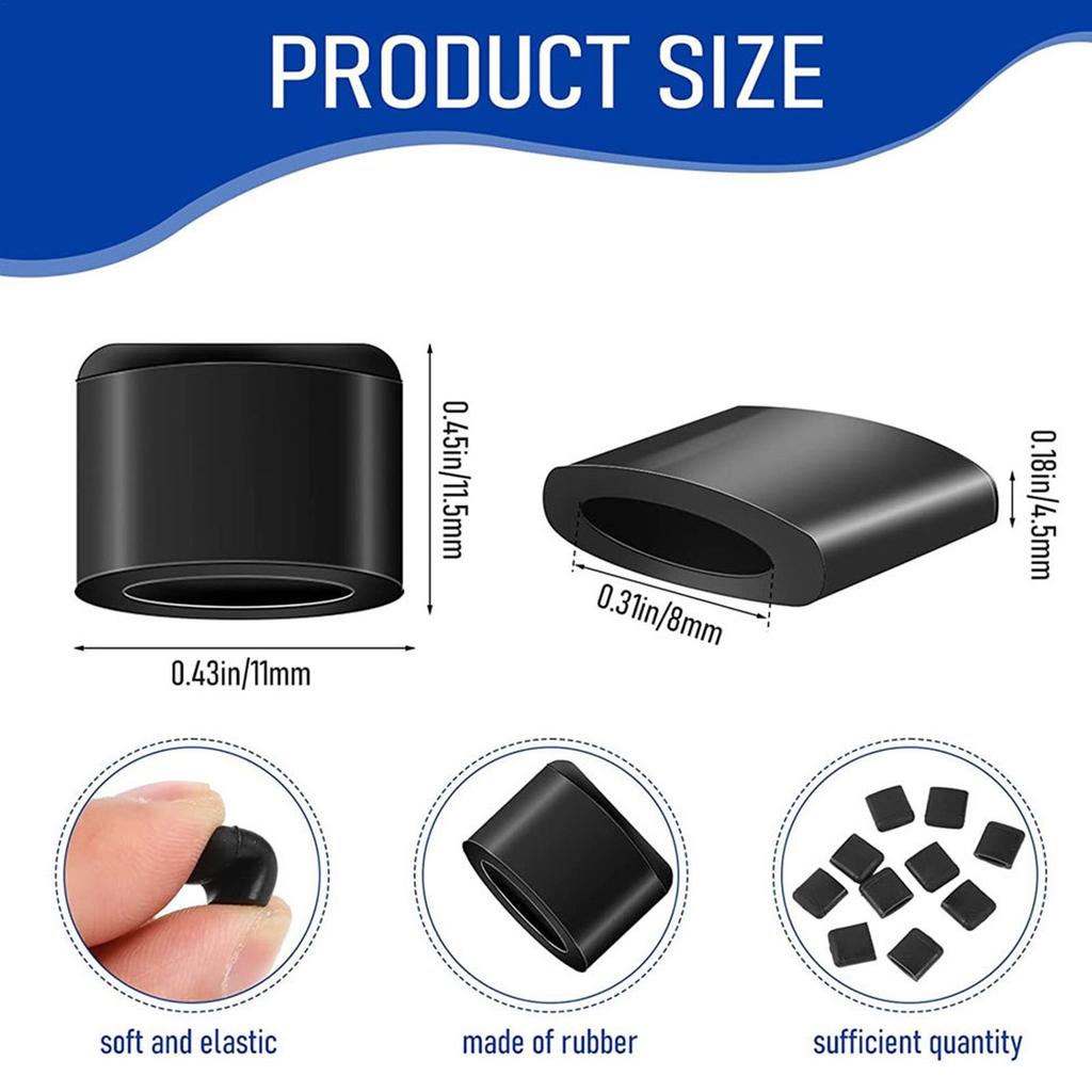 10pcs Air Fryer Replacement Feet, Heat-Resistant Anti-Slip Silicone Pads for Basket Base Protection & Scratch Prevention