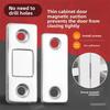 Door-mounted Magnetic Clips for Cabinet Without Drilling Holes. Ultra-thin Cabinet with Strong Magnetic Force. Invisible Drawer with Strong Magnetism.