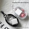 Portable Transparent Outdoor Cable & Earphone Organizer Box