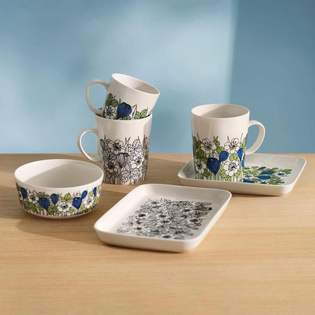 Arabia Crocus 1069587 [Officiellt importerad] Mugg, 0,5L, Svart,