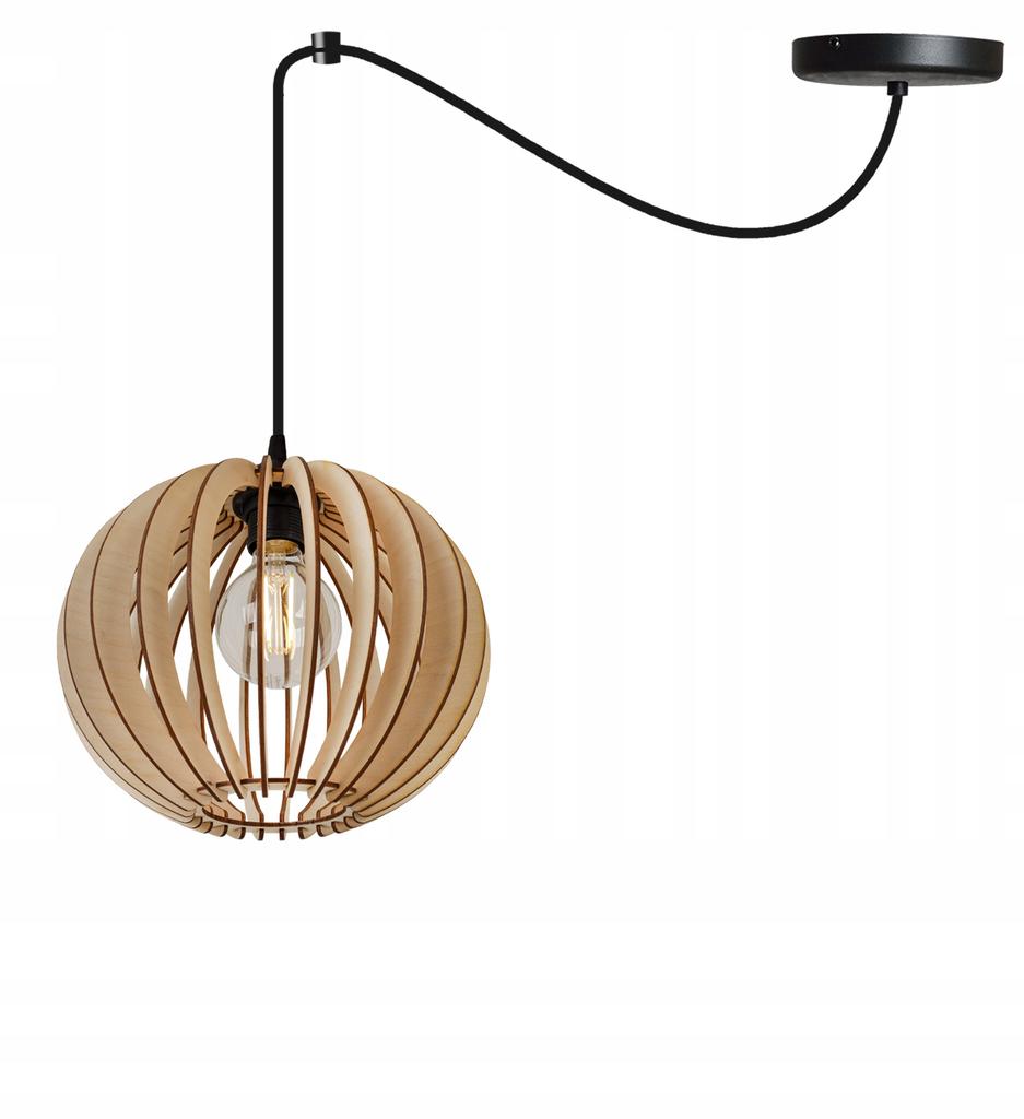 MODERN WOODEN LED CEILING HANGING LAMP