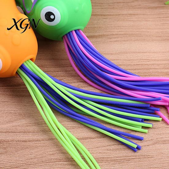 Screaming Devil Toy Hair Pulling Demon with 6 Sound Effects Stress Anxiety Kids Relief Colorful Plucking Sensory Fidget Party Favors