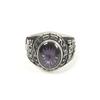 Excellent JOSTENS Ring 2000 Japan RASHI Accessories Silver Purple Stone SV925 Used