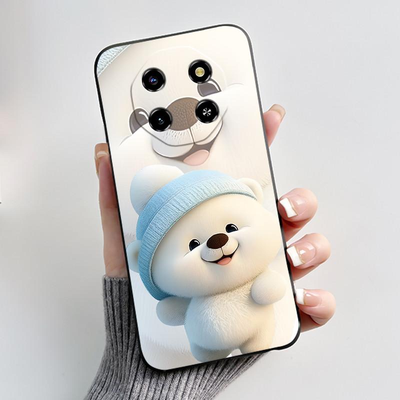 Soft TPU Phone Case For Blackview Shark 6 Cute Love Heart Rabbit Silicone Protective Cover For BLACKVIEW Shark6 5G Shell Funda
