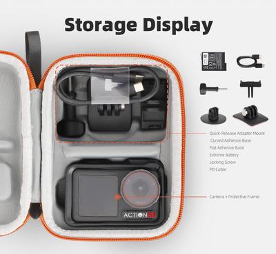 For DJI Osmo Action 5 Pro Storage Bag Sports Camera Digital Protection Bag Osmo Action 5 Pro Portable Travel Fall Prevention