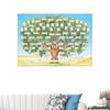 Creative Fillable Ancestry Chart Canvas 6 Generation Genealogy Poster Family Tree Chart  Home