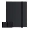 Card File Binder with 4 Holds 160 Sleeves Horizontal Waterproof and Durable PP Material with Elastic Perfect for Collectibles Pockets, Cards,