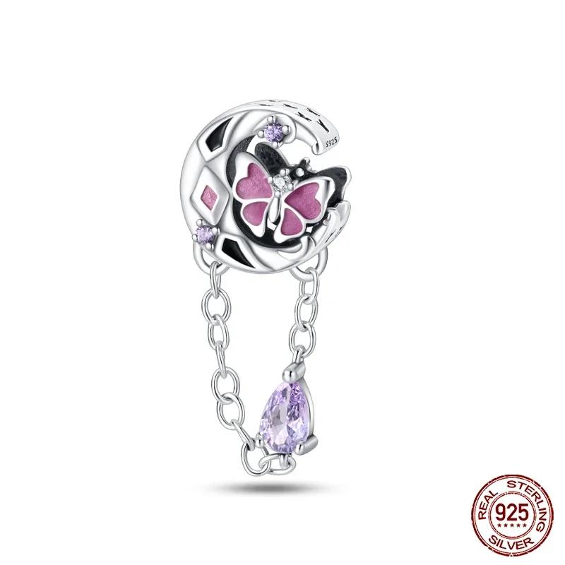 Copper Flowers Butterfly Creative Garden Mushroom Snail Charms Beads Fit Original Bracelets Diy Jewelry