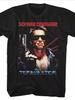 Arnold Schwarzenegger Terminator Retro Design Short Sleeve T-Shirt (L) Black
