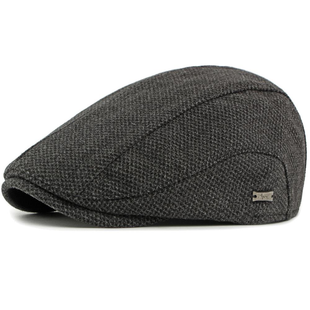 HT4951 Mens Berets Women Autumn Winter Hats Thick Warm Fleece Lined Ivy Flat Cap Artist Painter Beret Hat Male Female Beret Caps