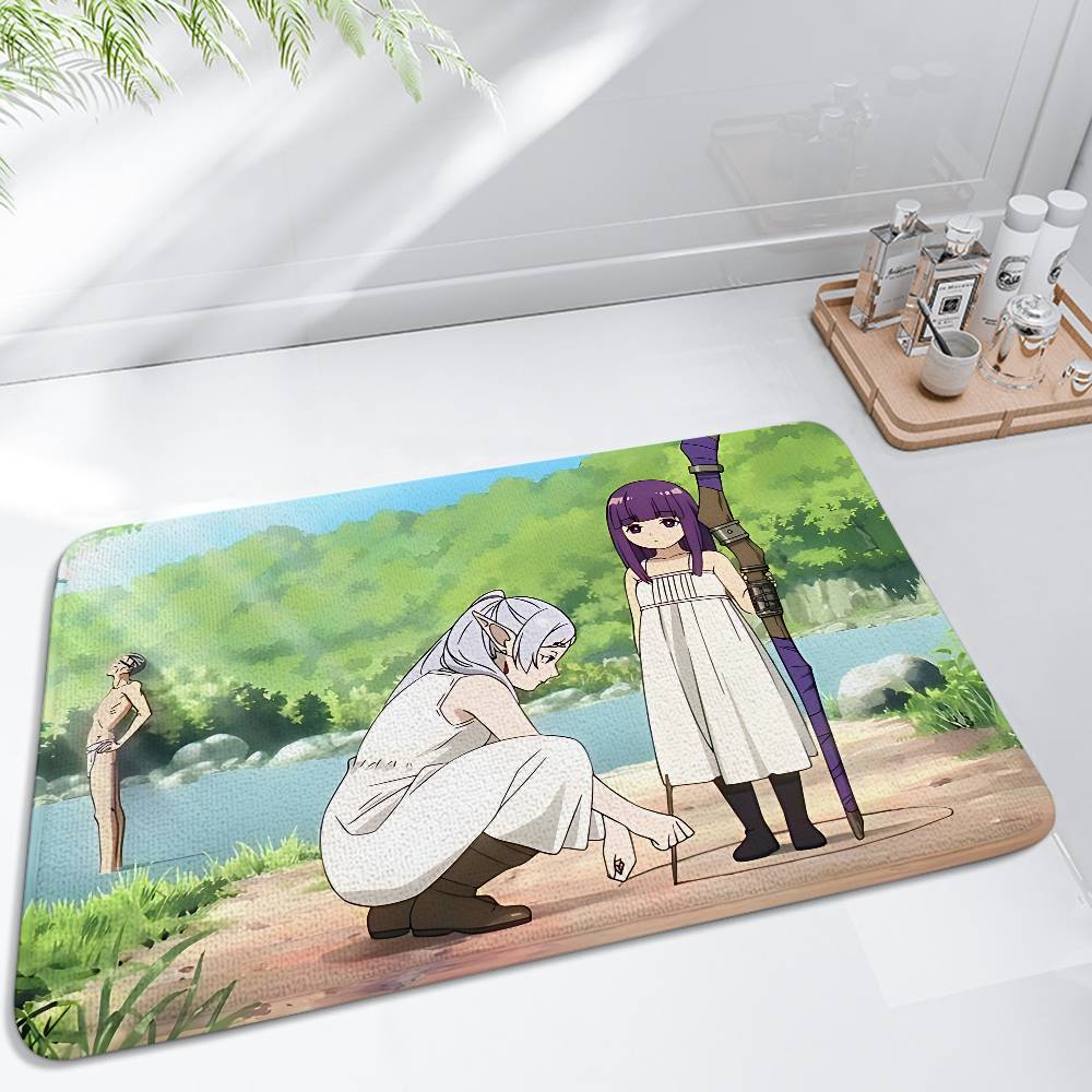 F-Frieren Beyond Journey's End Floor Mat Living Room Rug For Bedroom Welcome Mat Outdoor Rug