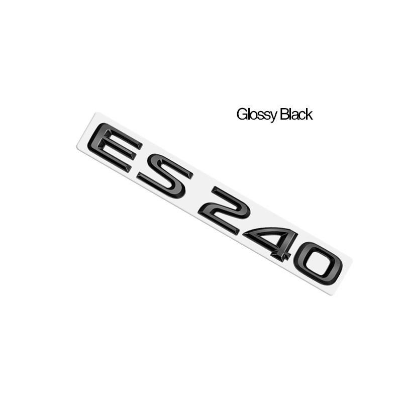 AAOU1 Metal Emblem Car Sticker Badge Decal Body Trunk Decor for Lexus Hybrid IS250 IS300 ES250 ES260 ES300 ES350 LS400 Glossy Black