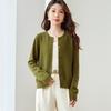 Srcr Women's 100% Merino Wool Thin Cardigan
