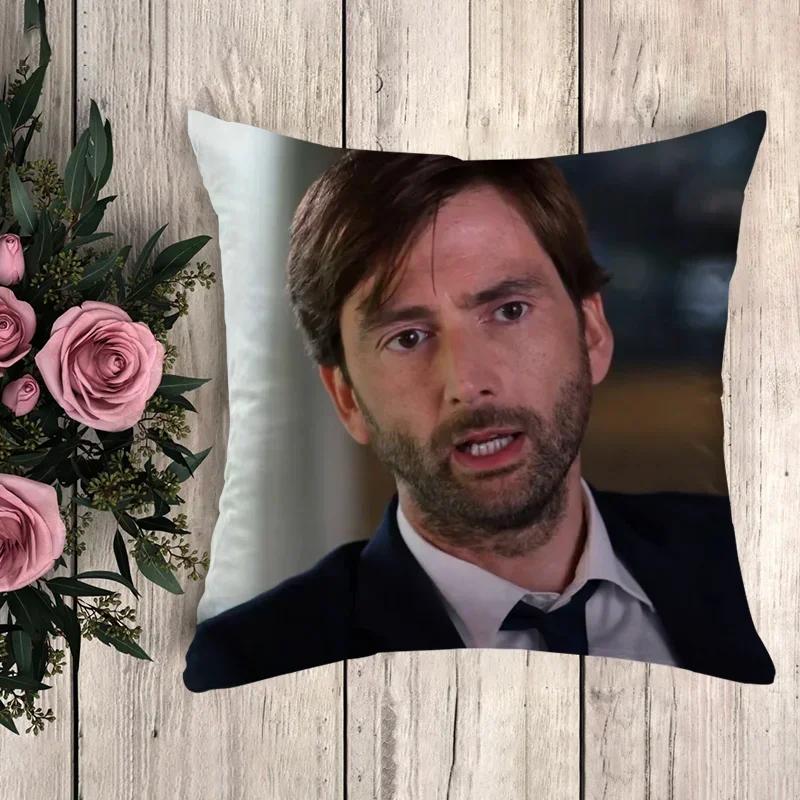 Anime Pillow David Tennant Cushion Cover  Decorative Pillowcases for Pillows  Pillowcase Car Decoration Fall Decorz,(4) 30x30cm