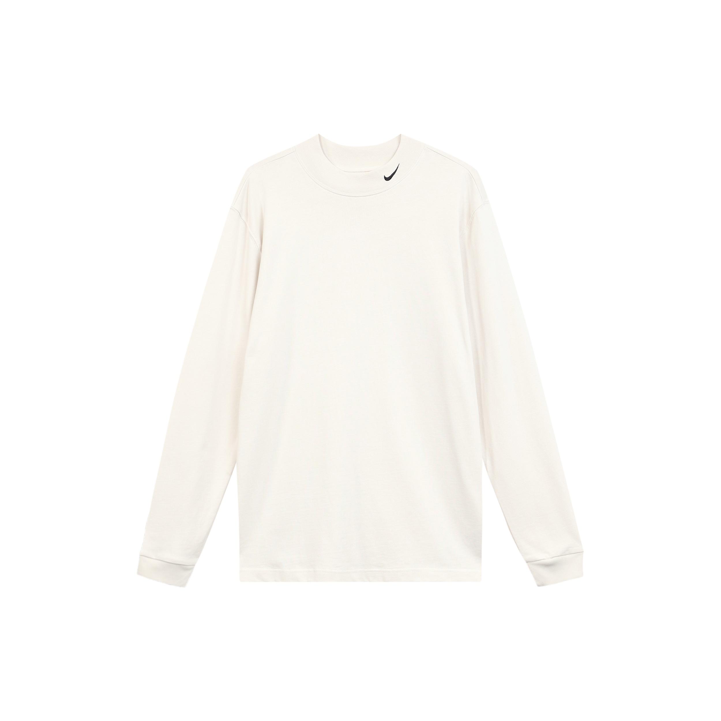 Nike AS M NL LS MOCK NECK SHIRT White Black Men s DX5869-030 XL