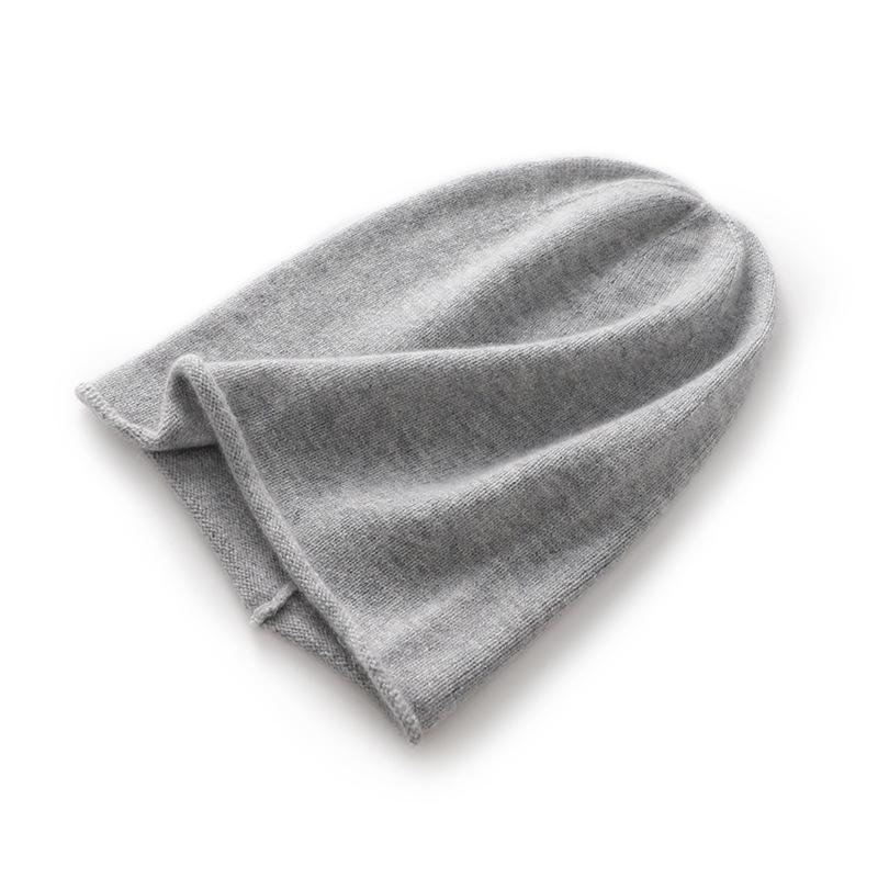 Soft and Glutinous Cashmere Hat  New Autumn and Winter Unisex Casual Ear Protecting Pile Hat  Fashionable Knitted Hat