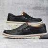 Fashion Men Loafers Party Driving Loafers Shoes Male Genuine Leather Business Office Leather Men's Casual Flats Moccasins Black Brown 47