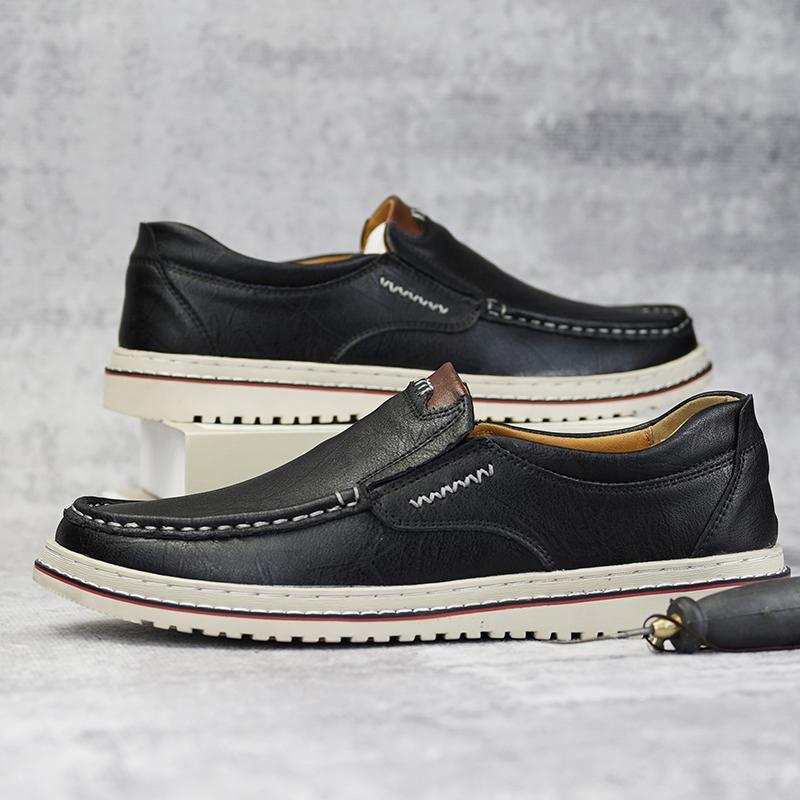 

Мужские лоферы для вечеринок, для вождения, обувь, мужские из натуральной кожи, для бизнеса, офиса, кожаные, мужские повседневные слипоны, мокасины, черные, коричневые, 47 39 чёрный