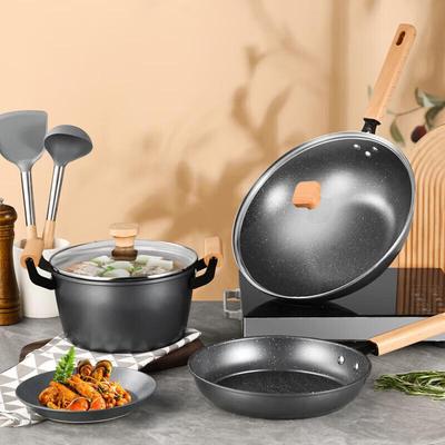 Kangbach Maifan Stone Non-Stick 3-Piece Cookware Set