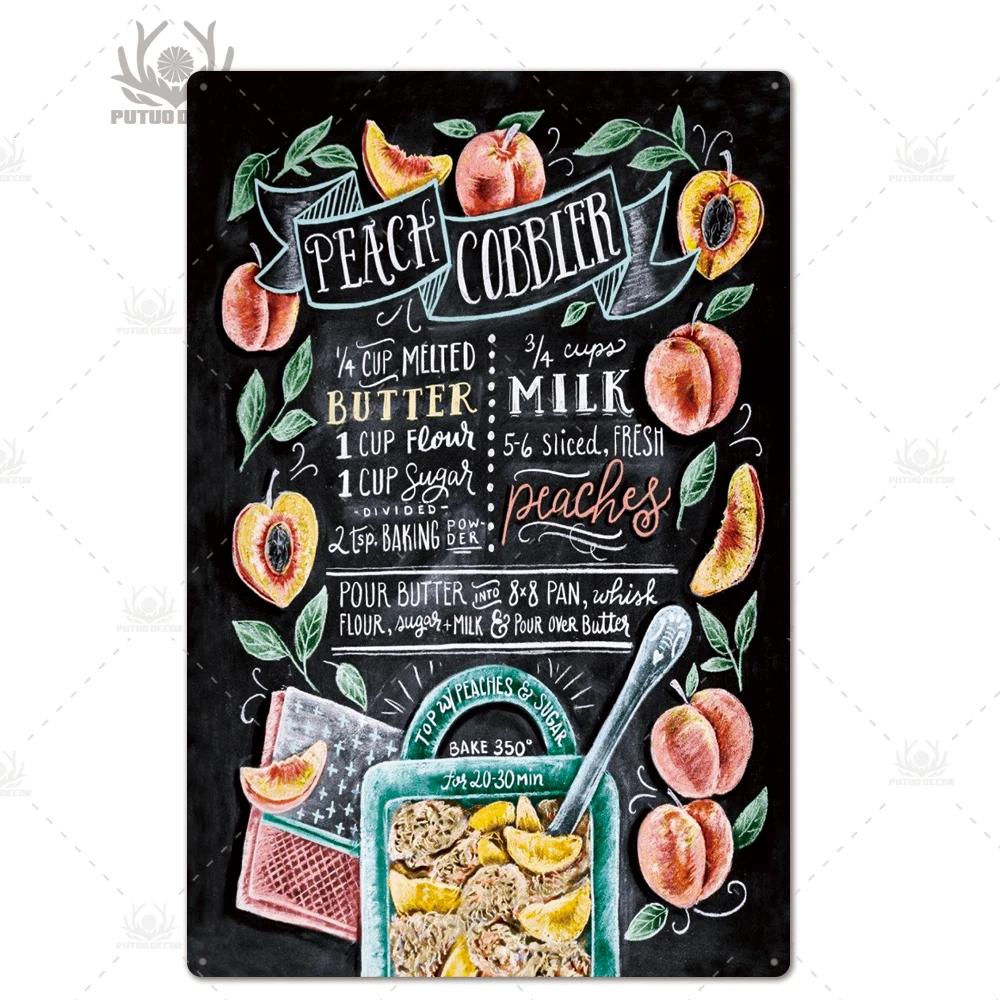 Putuo Decor Tin Signs Plaque Metal Vintage Cocktail Metal Sign Wall Decor for Man Cave Bar Club Iron Painting Decorative Plate