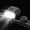 Dual Light Source Bicycle LED Headlight Waterproof Bicycle Front Light  Bicycle Riding