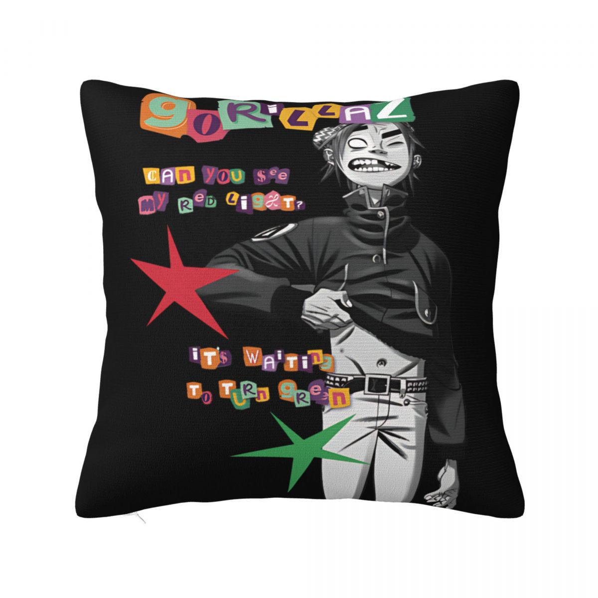 New Style Living Room Gorillaz Humanz Rock BandDecor Pillowcases Accessories Pillow Covers Square Multiple Sizes 12x12Inch