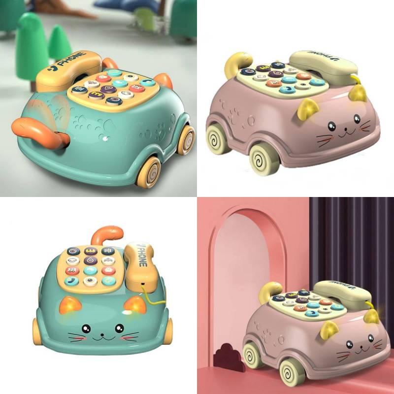 Cat-themed Bilingual Phone Toy For Kids