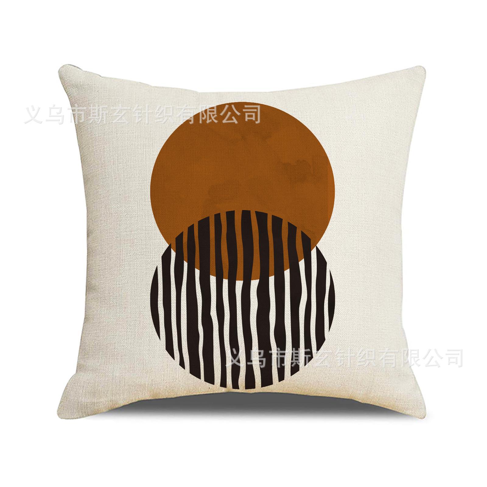 

Olive Leaf Sofa Pillow Modern Art Aesthetic Square Pillowcase Bohemian Abstract Print Pillowcase 45 * 45 (excluding pillow core)